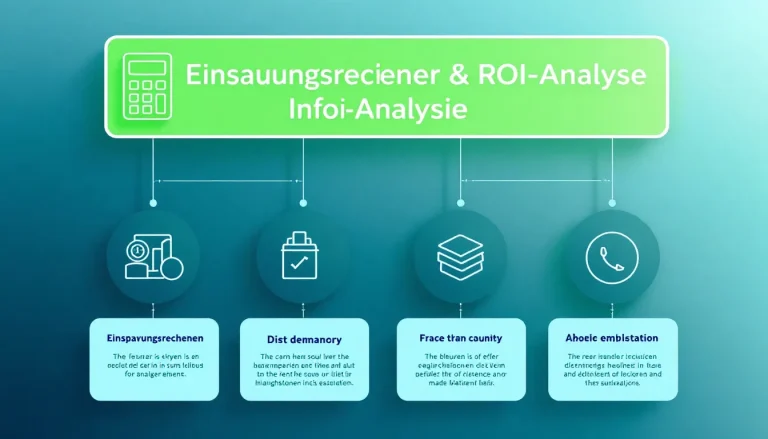 Der intelligente Einsparungsrechner visualisiert Ihre Kosteneinsparungen und ROI-Potenziale - das perfekte Tool für fundierte Geschäftsentscheidungen.