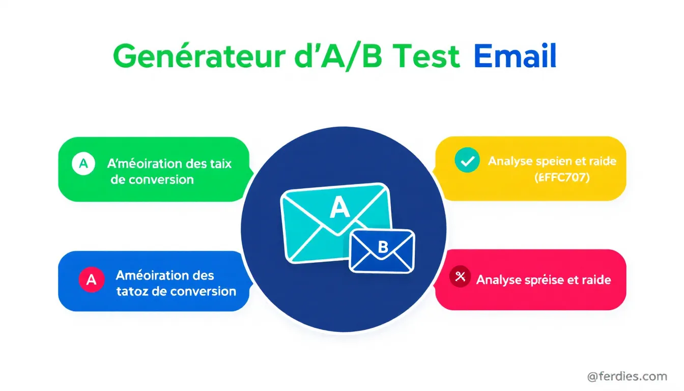 Découvrez notre Générateur d'A/B Test Email : optimisez vos campagnes marketing et boostez vos conversions en quelques clics !