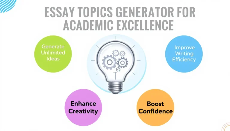 Elevate your academic writing with the Essay Topics Generator - transforming broad subjects into thought-provoking, tailored essay ideas in seconds.