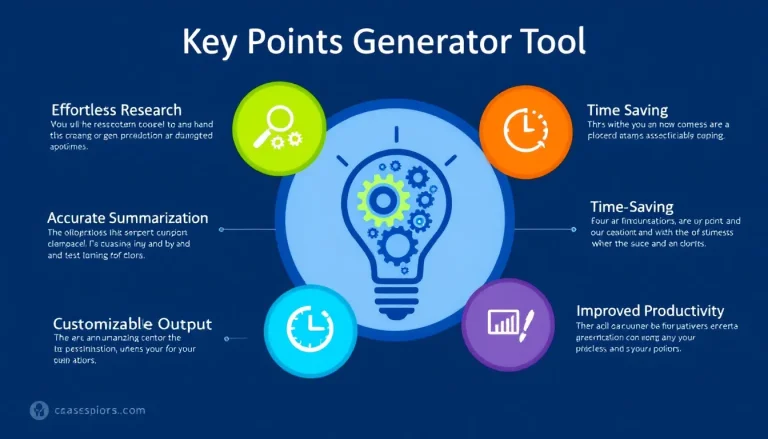 Revolutionize your learning and productivity with the Key Points Generator Tool - distilling complex topics into concise, actionable insights in seconds.