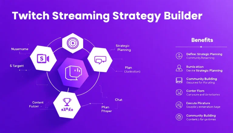 Transform your Twitch streaming journey with our interactive Strategy Builder - your personalized roadmap to streaming success, engagement, and community growth.