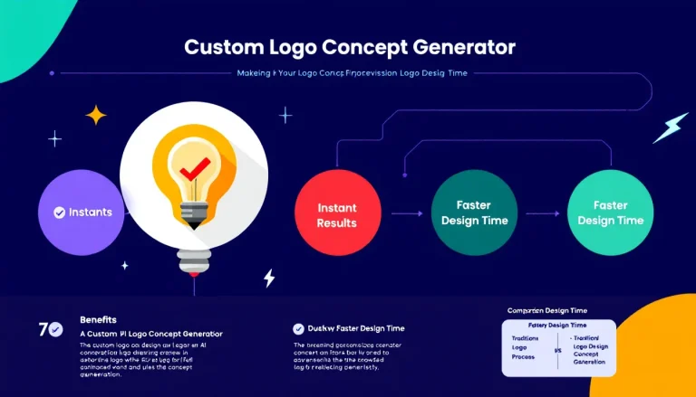 Revolutionize your brand identity with our Custom Logo Concept Generator - harnessing AI power to create unique, tailored logo designs in minutes.