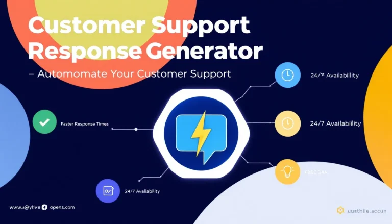 Revolutionize your customer support with our AI-powered Response Generator - delivering empathetic, professional solutions in half the time.