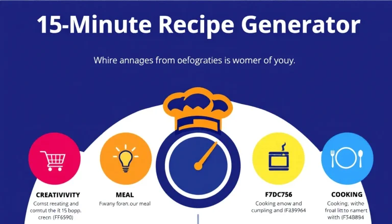 Revolutionize your meal planning with the 15-Minute Recipe Generator - turn everyday ingredients into quick, delicious, and nutritious meals in no time.