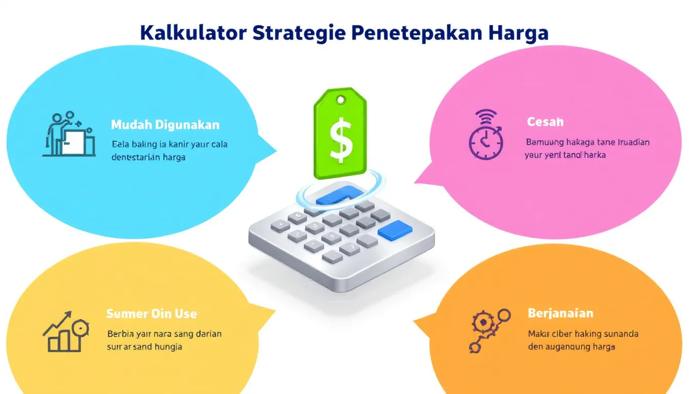 Optimalkan strategi harga produk Anda dengan Kalkulator Strategi Penetapan Harga kami - solusi cerdas untuk memaksimalkan profit dan daya saing di pasar.