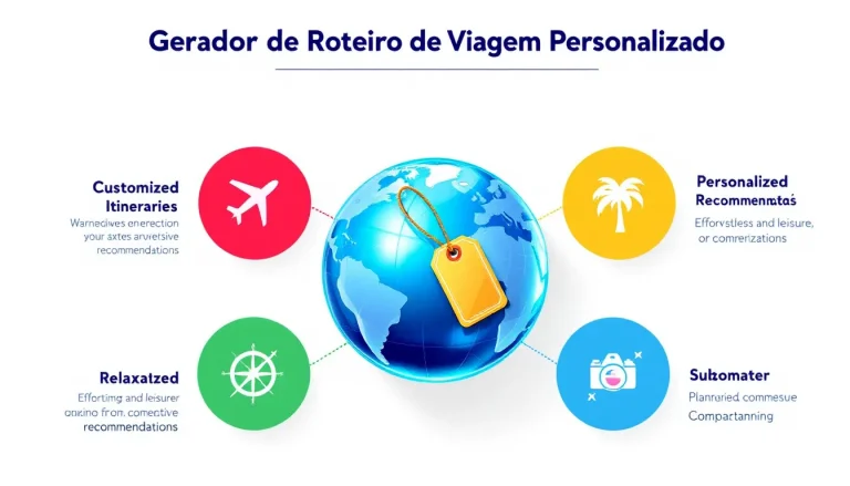 Descubra o poder do nosso Gerador de Roteiro de Viagem Personalizado - transforme seus sonhos de viagem em itinerários detalhados em minutos!