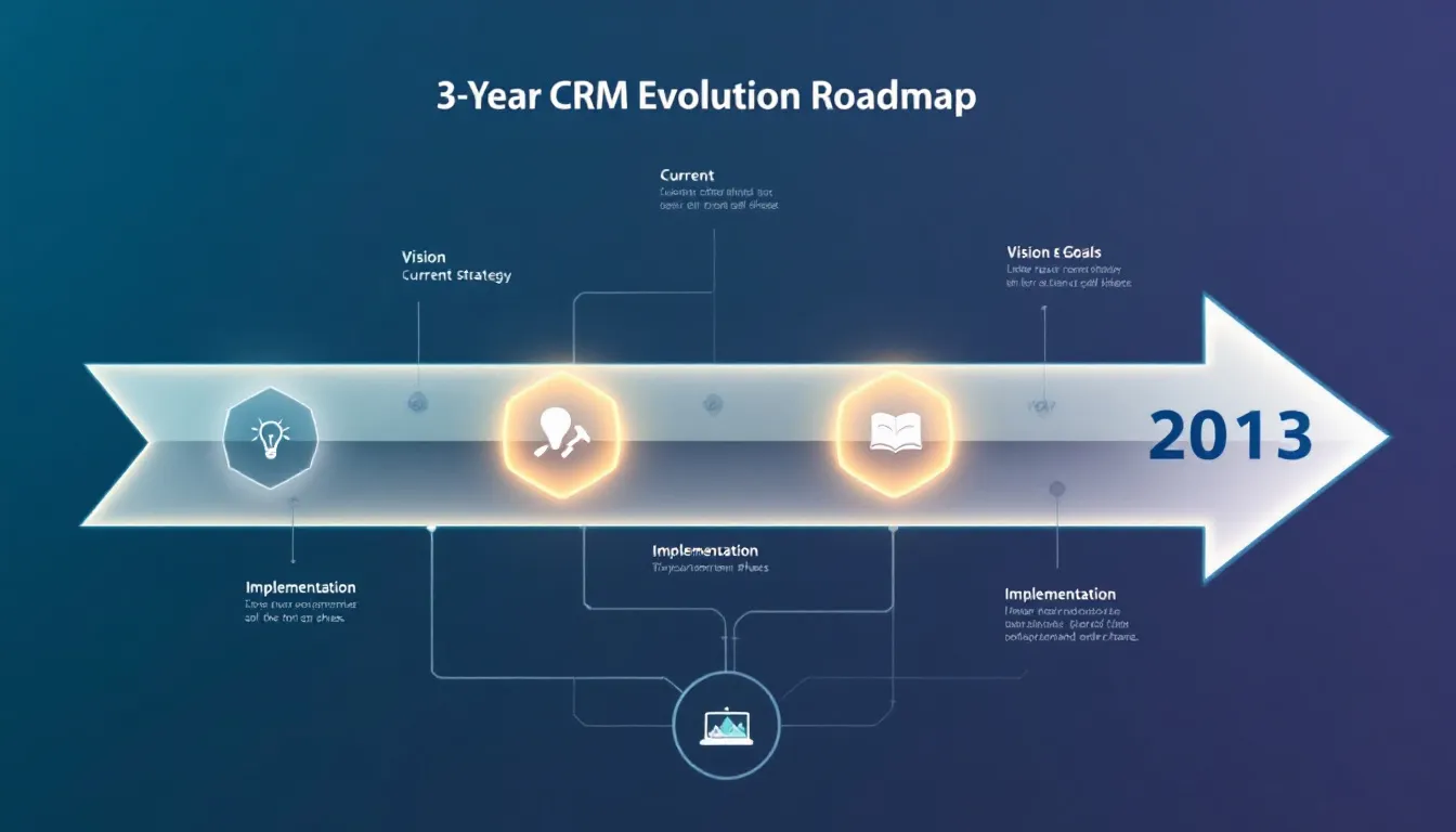 Transform your customer relationship management with this comprehensive 3-year strategic roadmap, designed to guide organizations through their CRM evolution journey.