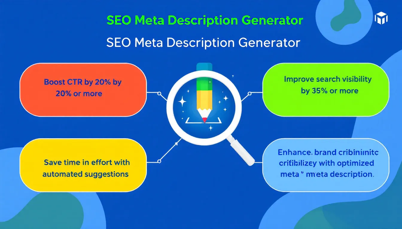 Boost your click-through rates and optimize your search presence with our powerful SEO Meta Description Generator tool.