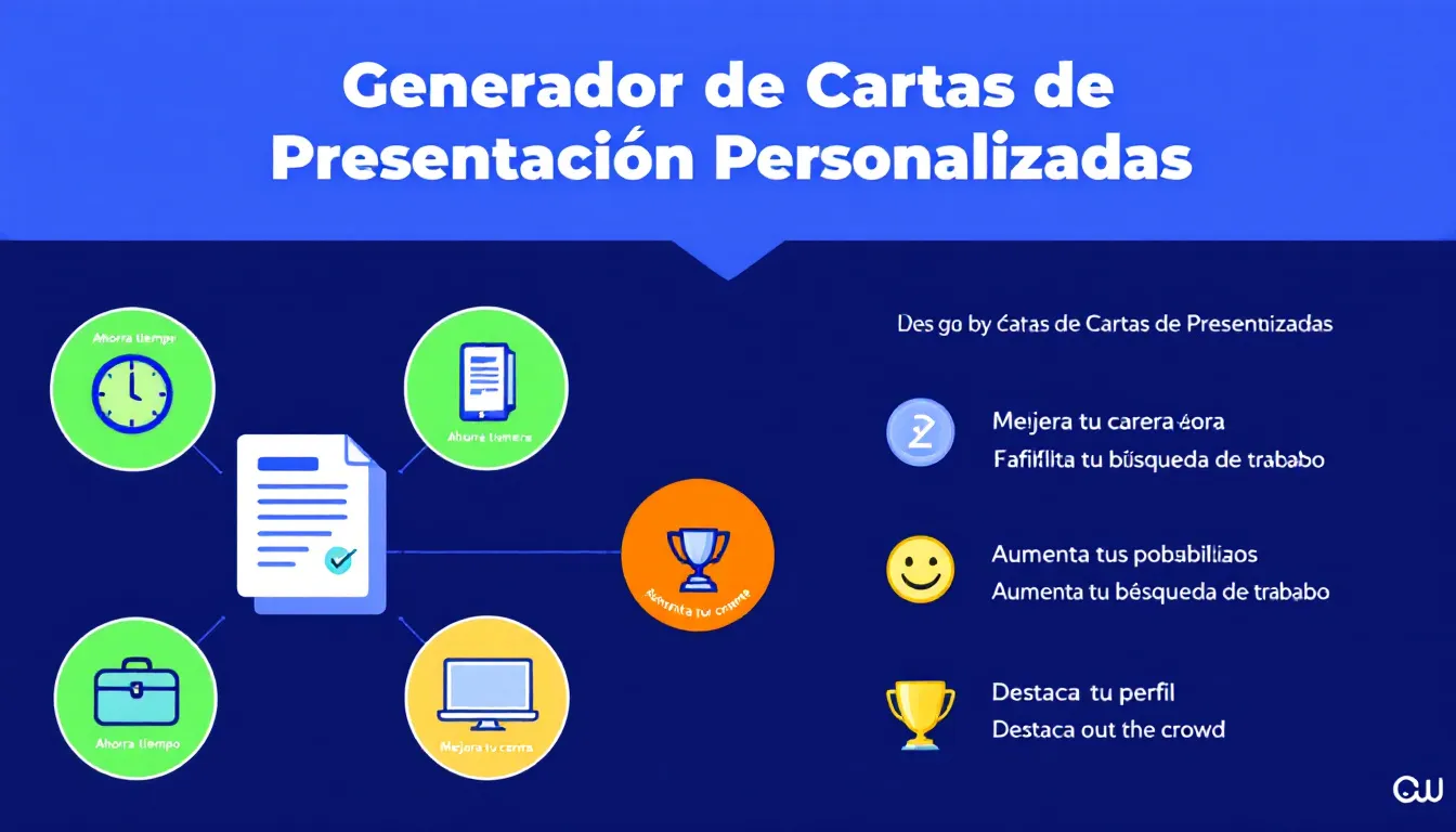 Optimiza tu búsqueda de empleo con nuestro Generador de Cartas de Presentación Personalizadas - crea cartas profesionales en minutos.