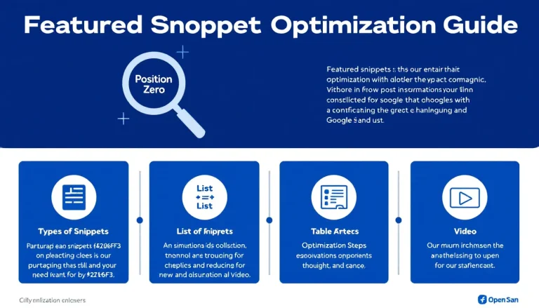 Master the art of featured snippet optimization with this comprehensive visual guide to claiming Google's coveted "Position Zero" and maximizing your search visibility.