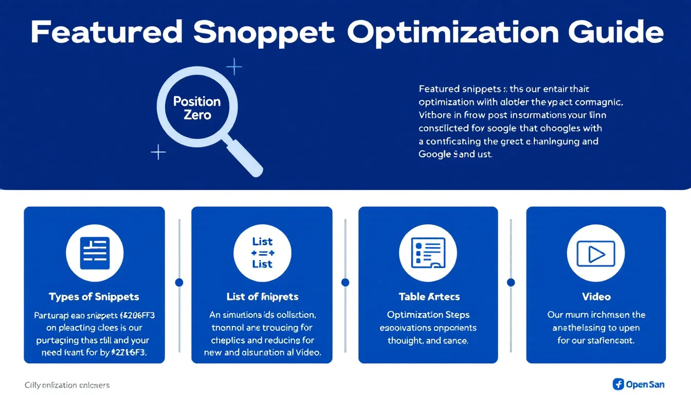 Master the art of featured snippet optimization with this comprehensive visual guide to claiming Google's coveted "Position Zero" and maximizing your search visibility.