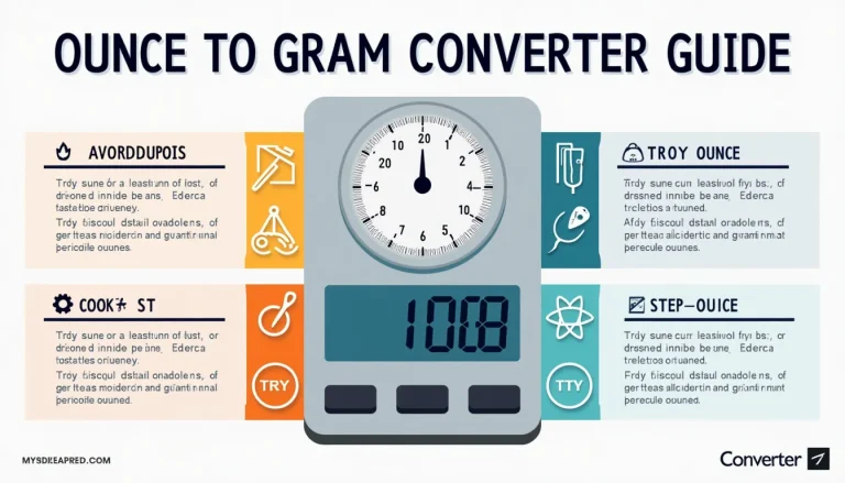 Discover the power of precision with our comprehensive Ounce to Gram Converter Guide, perfect for cooking, jewelry making, and scientific calculations.