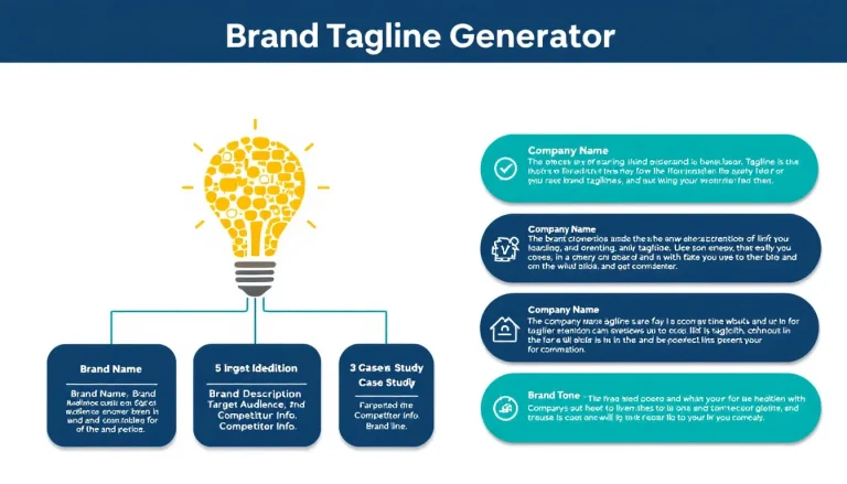 Transform your brand messaging with our AI-powered Brand Tagline Generator - create memorable, strategic taglines that capture your brand's essence in minutes.