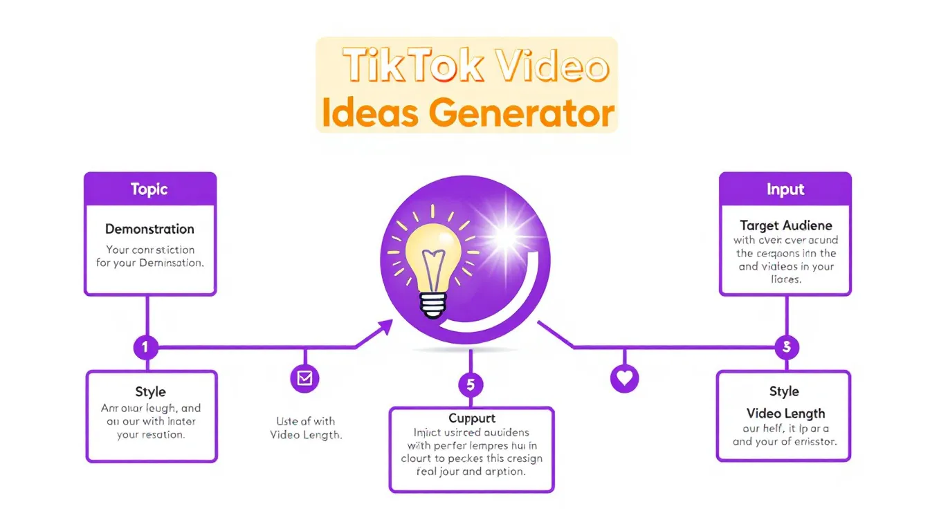 Transform your TikTok content strategy with our innovative Video Ideas Generator - your ultimate tool for creating engaging, audience-focused content that resonates.