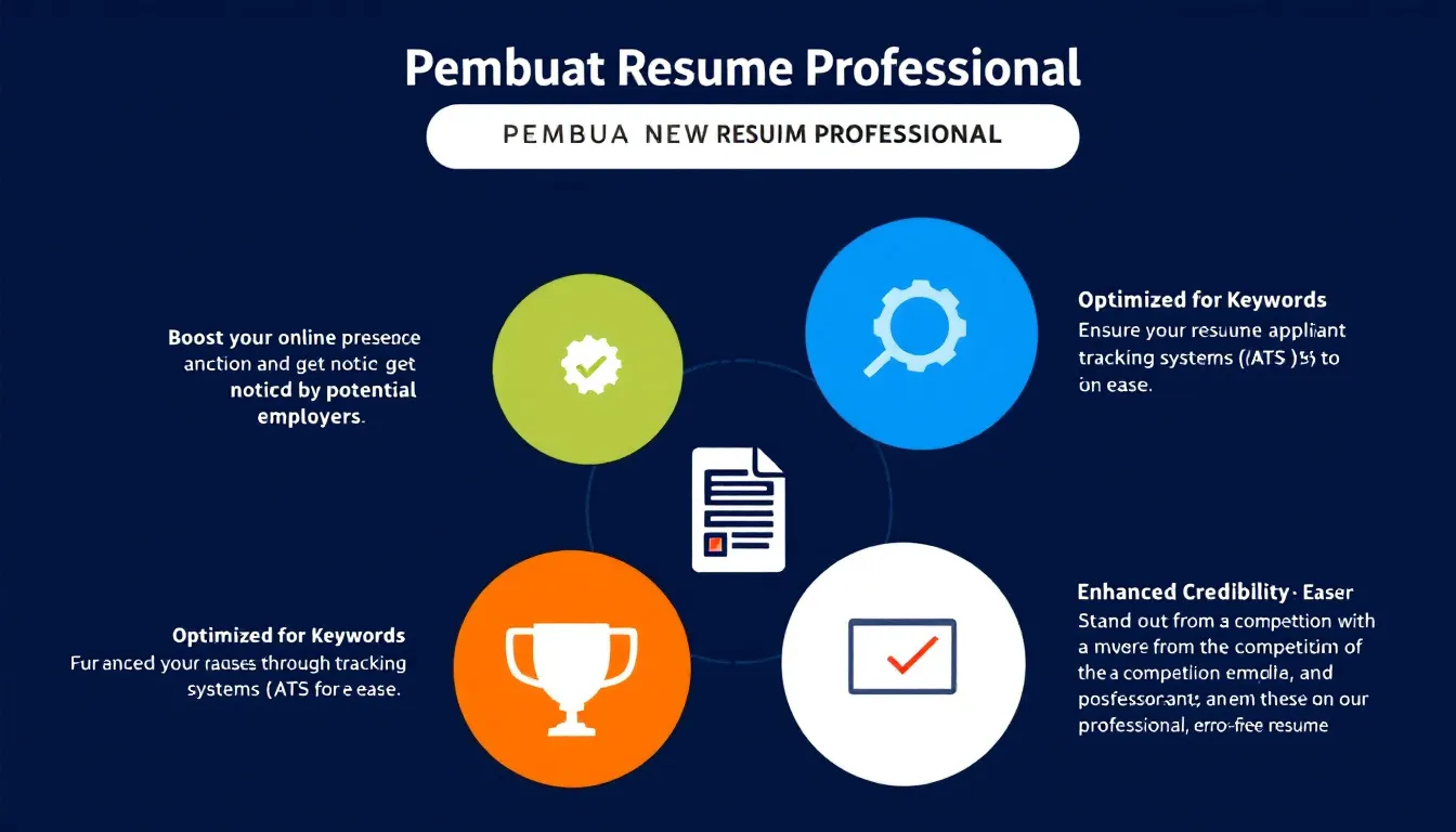 Tingkatkan peluang karir Anda dengan Pembuat Resume Profesional - mengubah informasi pribadi menjadi resume yang menarik dan efektif dalam hitungan menit.