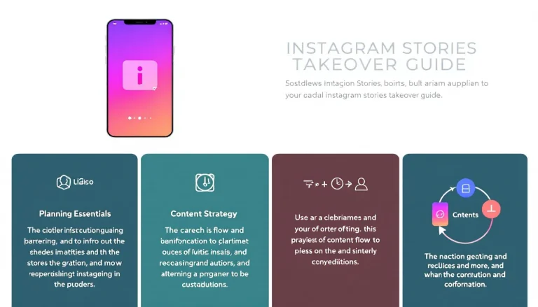 Master the art of Instagram Stories takeovers with this comprehensive visual guide covering everything from planning to execution and measurement.