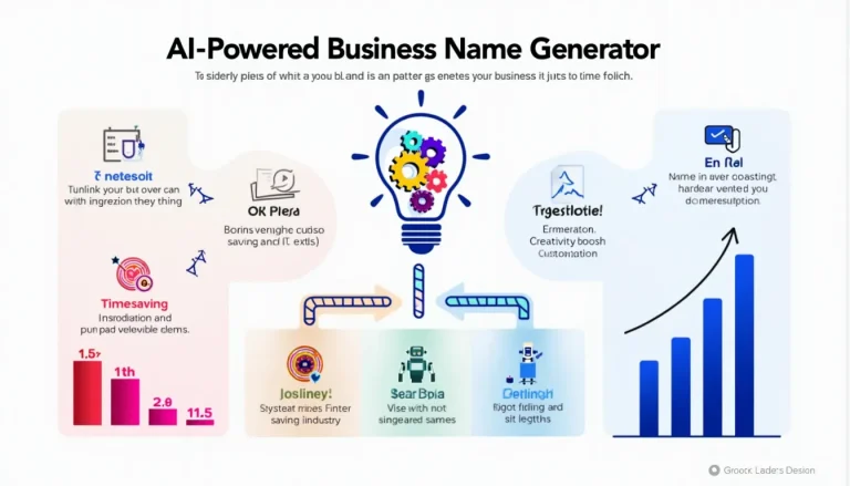 Discover how AI revolutionizes business naming with our cutting-edge generator tool, offering creative and tailored suggestions in seconds.