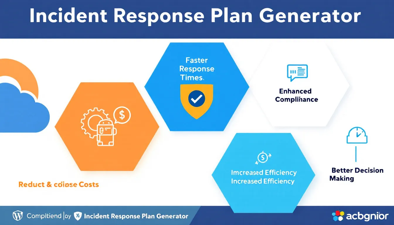 Optimieren Sie Ihre Cybersicherheit mit unserem Incident Response Plan Generator - maßgeschneiderte Notfallpläne in Minuten erstellt.