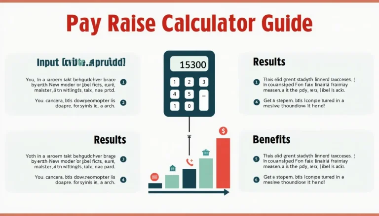 Unlock the power of the Pay Raise Calculator with this comprehensive infographic guide, helping you navigate salary increases and financial planning with ease.