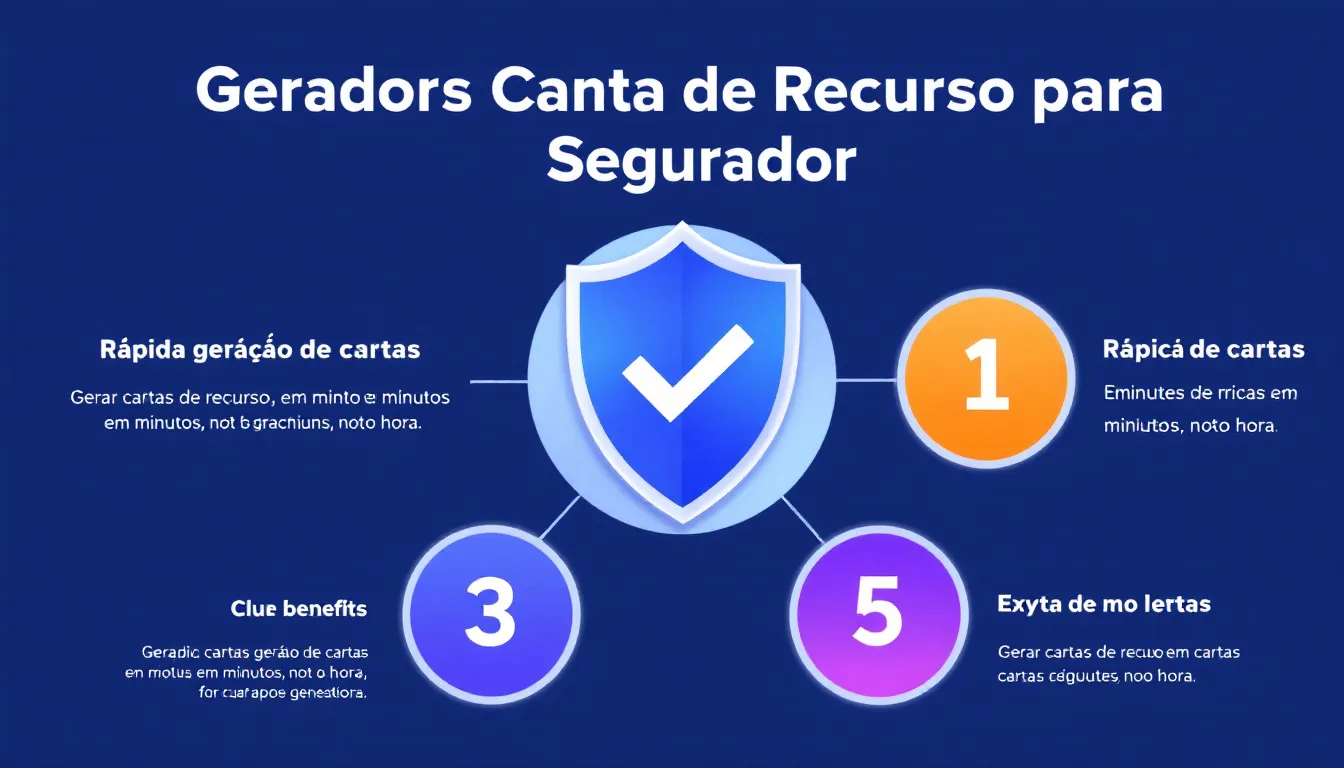 Simplifique seu processo de recurso contra decisões de seguradoras com nosso Gerador de Carta de Recurso inteligente e eficaz.