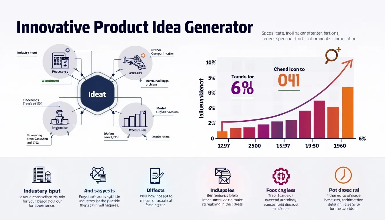 Unlock the power of AI-driven innovation with our Innovative Product Idea Generator - transforming industries one breakthrough at a time.