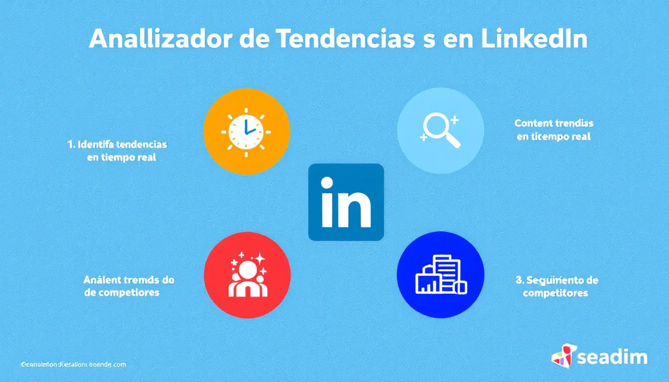 Optimiza tu estrategia de contenido en LinkedIn con nuestro Analizador de Tendencias: descubre los temas más relevantes de tu industria en minutos.