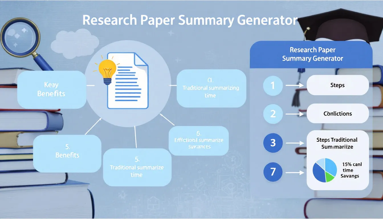 Streamline your research process with the Research Paper Summary Generator - transforming complex academic studies into concise, actionable summaries in minutes.