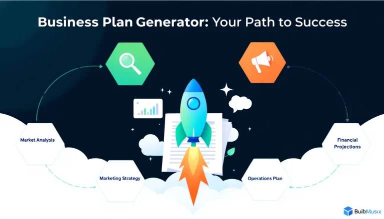 Transform your business idea into a comprehensive strategy with our Business Plan Generator - your fast track to entrepreneurial success.