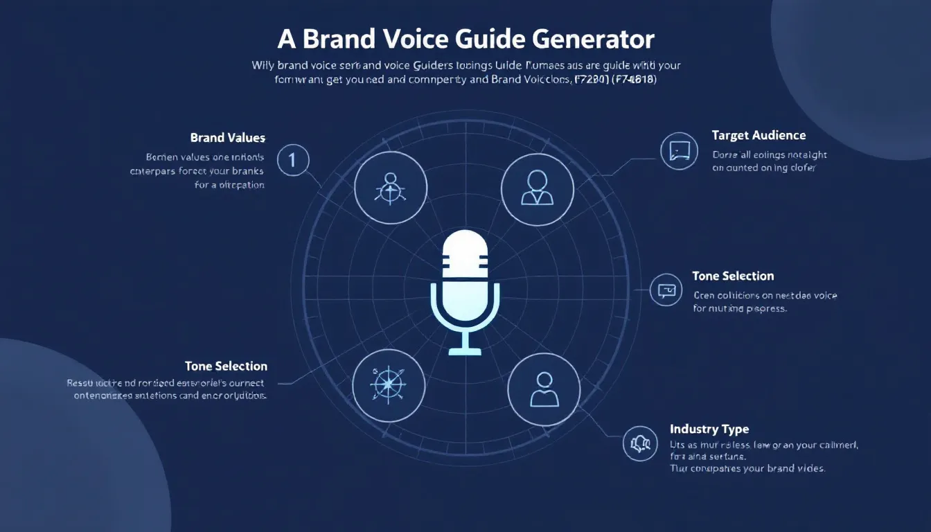 Transform your brand communication with our Brand Voice Guide Generator - create consistent, authentic messaging across all channels in minutes.