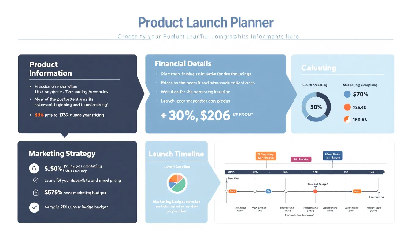 Discover the ultimate Product Launch Planner: A comprehensive infographic guide to successfully bringing your new product to market.