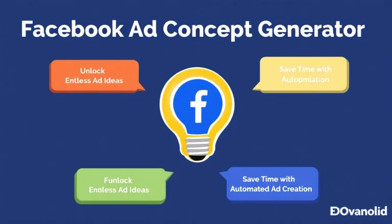 Revolutionize your Facebook advertising with our Ad Concept Generator - transforming your product info into engaging, tailored ad concepts in minutes.