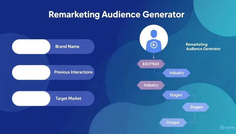 Transform your marketing campaigns with our Remarketing Audience Generator - the intelligent tool that turns customer interaction data into precisely targeted audience segments for maximum ROI.