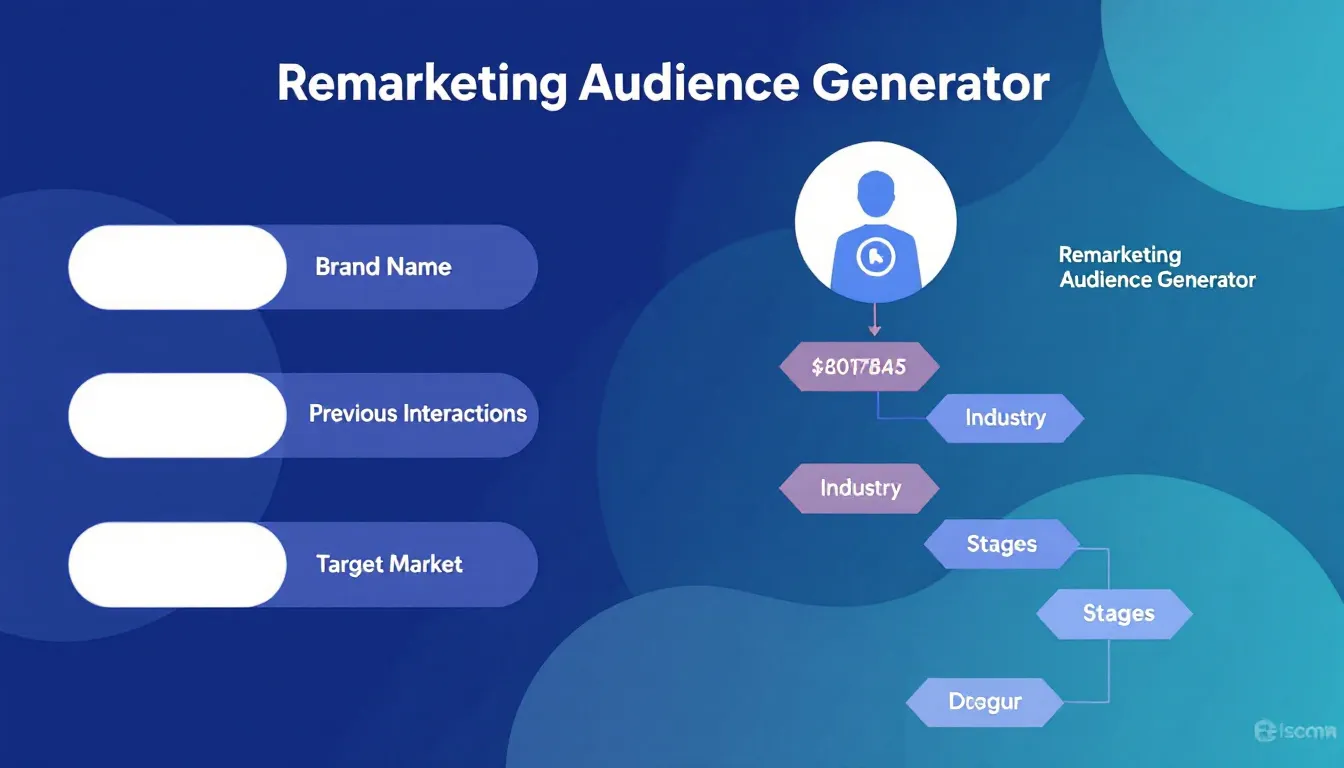 Transform your marketing campaigns with our Remarketing Audience Generator - the intelligent tool that turns customer interaction data into precisely targeted audience segments for maximum ROI.