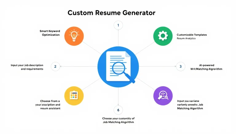 Revolutionize your job search with our Custom Resume Generator - create tailored, ATS-optimized resumes for any industry in minutes.