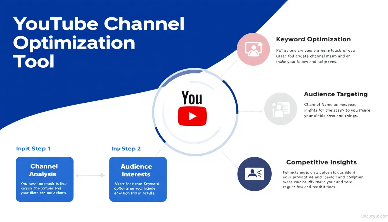 Boost your YouTube channel's performance with our advanced Optimization Tool - transform your content strategy with data-driven SEO recommendations and audience insights.