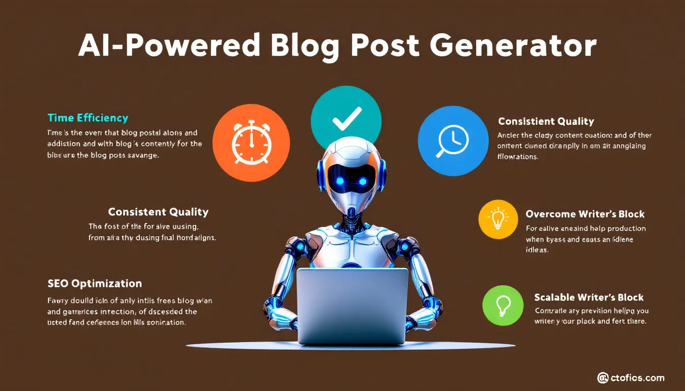 Revolutionize your content creation process with our AI-Powered Blog Post Generator - crafting SEO-optimized articles effortlessly and efficiently.