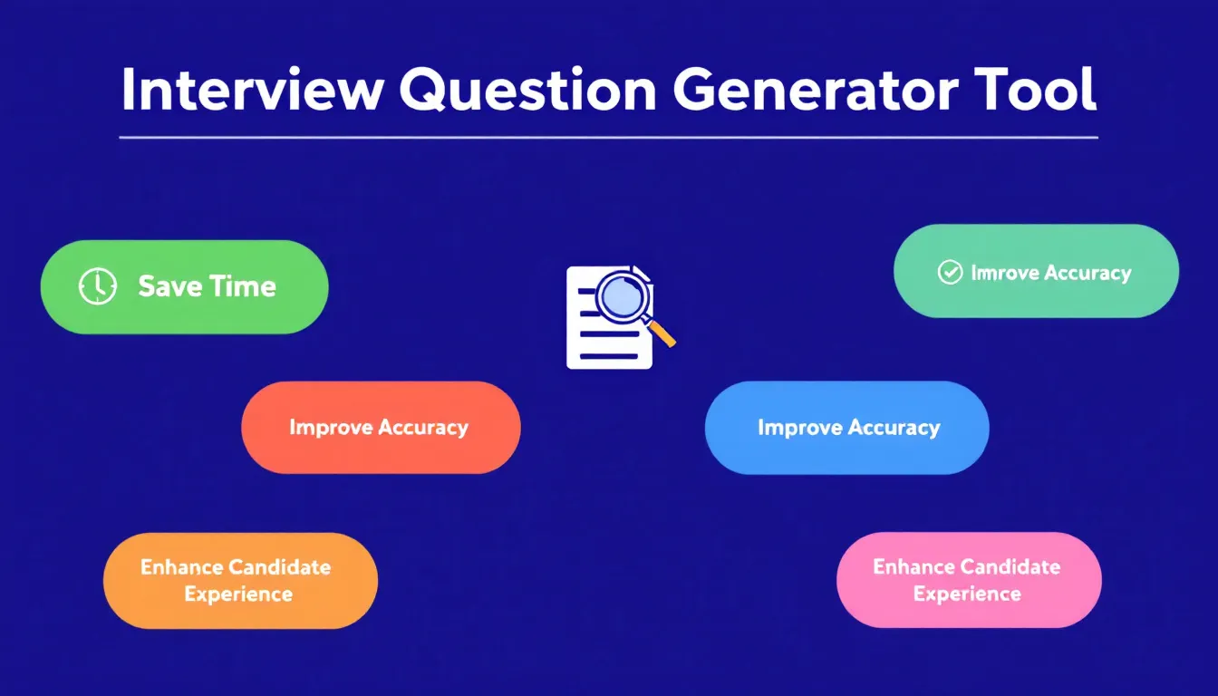 Revolutionize your hiring process with the Interview Question Generator Tool - creating tailored, comprehensive interview questions in minutes.