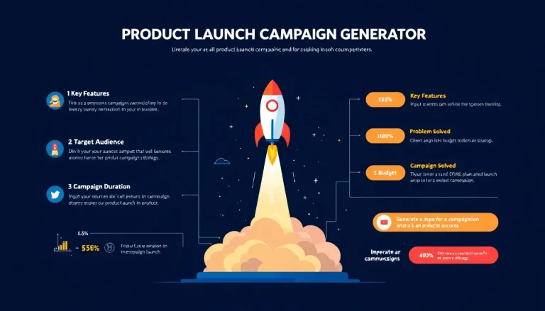 Revolutionize your product launches with our innovative Campaign Generator infographic – your visual guide to creating impactful, data-driven launch strategies.