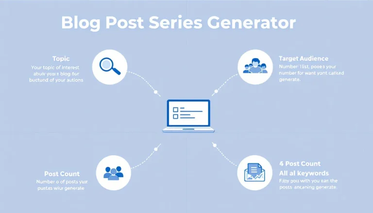 Transform your content strategy with the Blog Post Series Generator - an intelligent tool that converts your ideas into cohesive, engaging blog series in minutes.