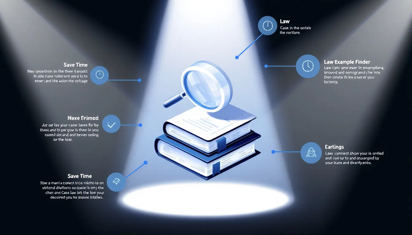 Revolutionize your legal research with the Case Law Example Finder - the ultimate tool for quickly identifying relevant legal precedents across jurisdictions.