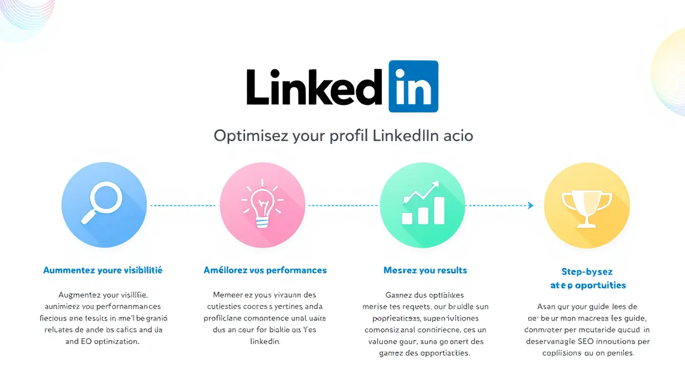 Boostez votre visibilité professionnelle avec notre outil d'optimisation SEO LinkedIn - transformez votre profil en un puissant aimant à opportunités.