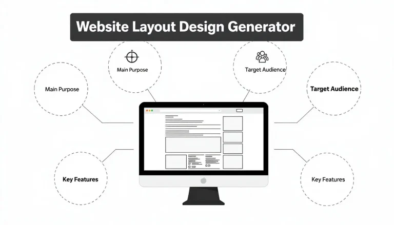 Transform your website vision into a professional layout design with our intuitive Website Layout Design Generator - streamlining the web development process from concept to implementation.