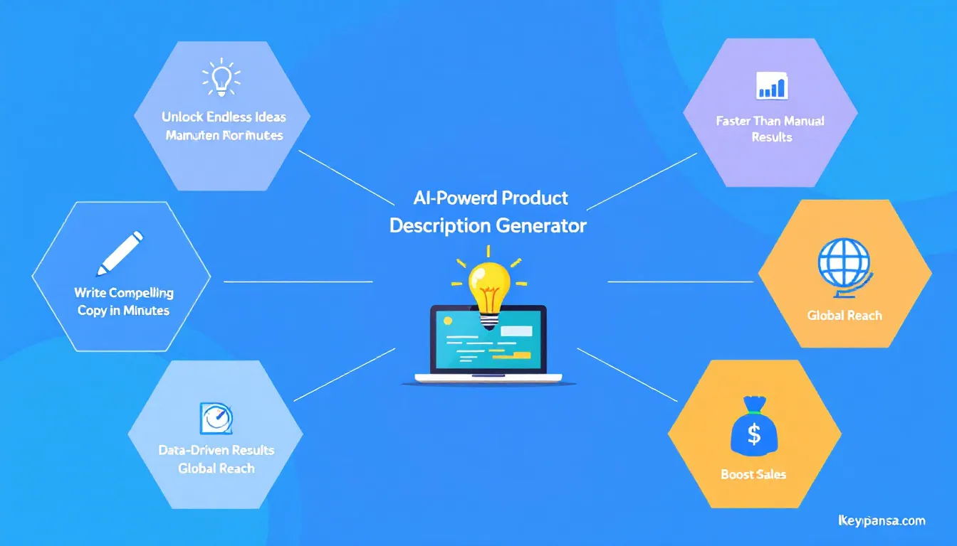 Revolutionize your product listings with our AI-Powered Product Description Generator - create compelling, SEO-optimized copy in minutes, not hours.