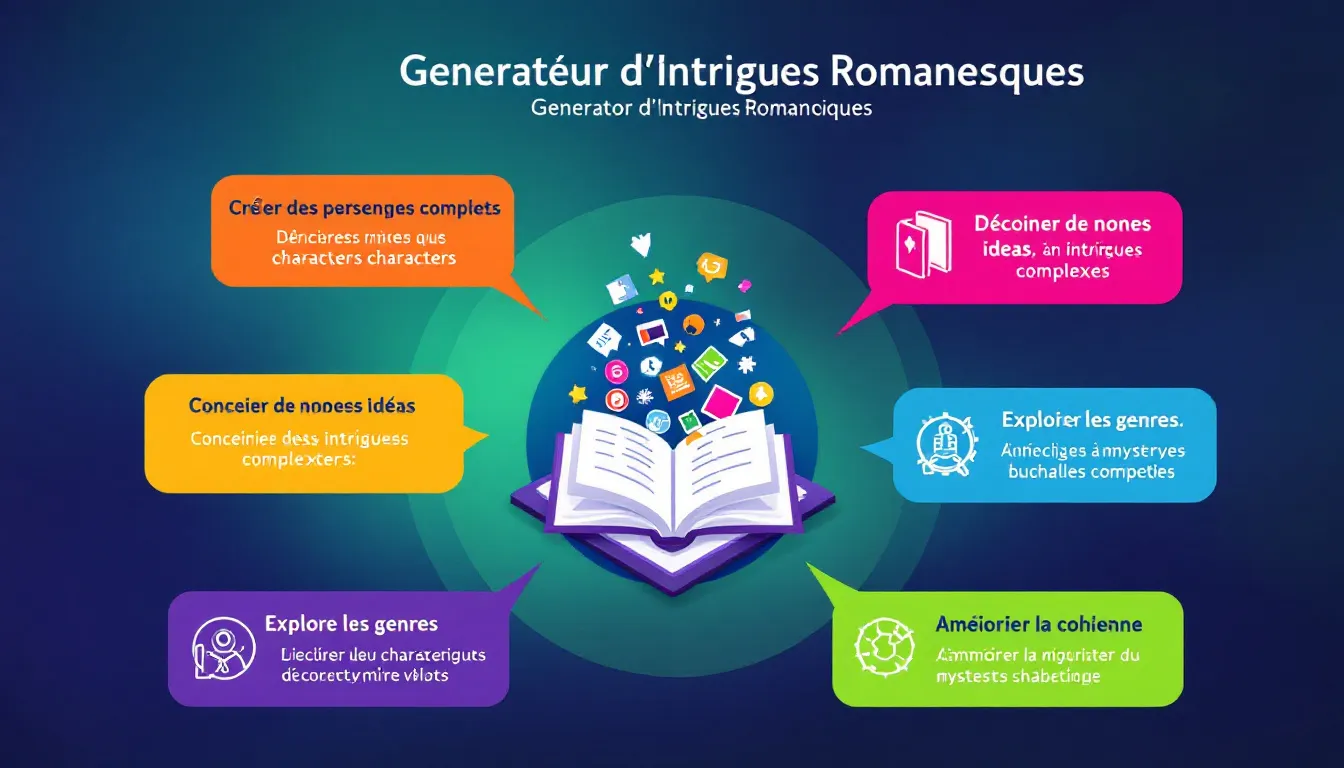 Découvrez le Générateur d'Intrigues Romanesques : votre allié créatif pour concevoir des histoires captivantes en quelques clics !