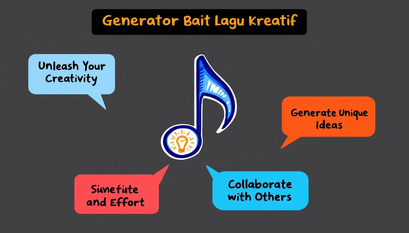 Tingkatkan kreativitas menulis lagu Anda dengan Generator Bait Lagu Kreatif - mengubah ide menjadi lirik berkualitas dalam hitungan detik.