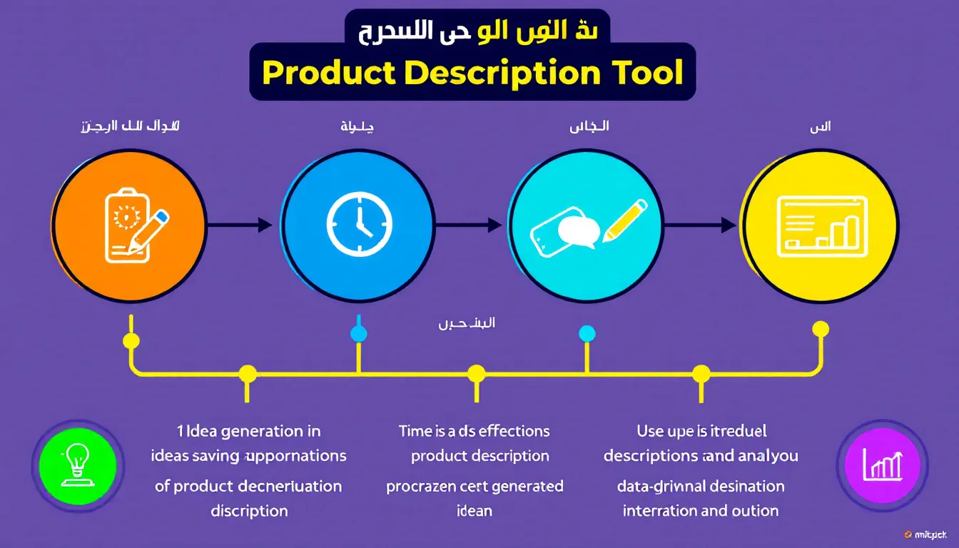 اكتشف قوة أداة إنشاء وصف المنتج: حوّل معلومات منتجك إلى أوصاف جذابة ومقنعة في دقائق معدودة.