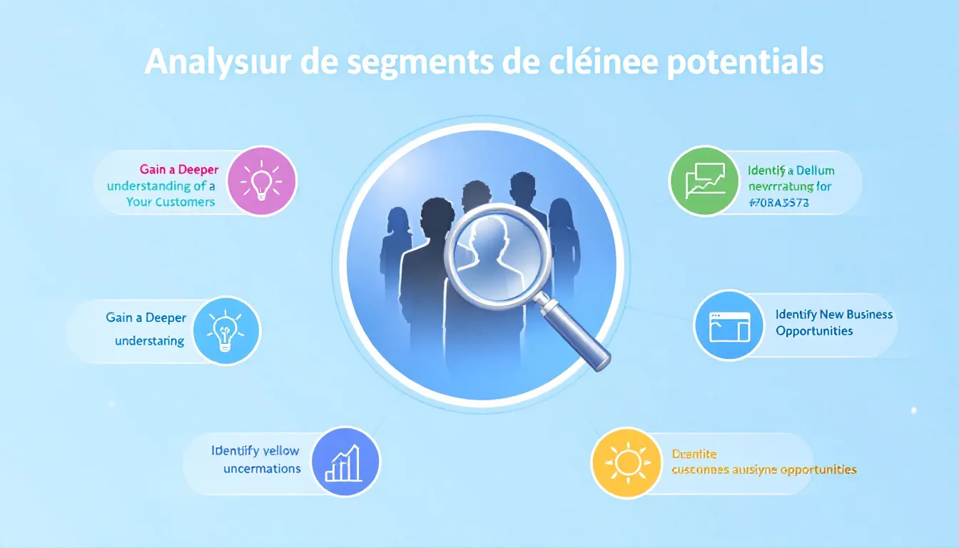 Optimisez votre stratégie marketing avec notre Analyseur de segments de clientèle potentiels - transformez vos données en insights actionnables en quelques clics.