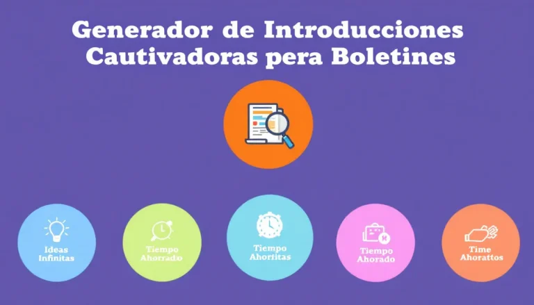 Revoluciona tus boletines con nuestro Generador de Introducciones Cautivadoras: crea aperturas impactantes en minutos y aumenta el engagement de tus lectores.