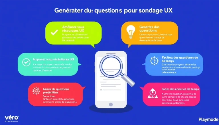 Optimisez votre expérience utilisateur avec notre Générateur de questions pour sondage UX - créez des enquêtes pertinentes en quelques clics.