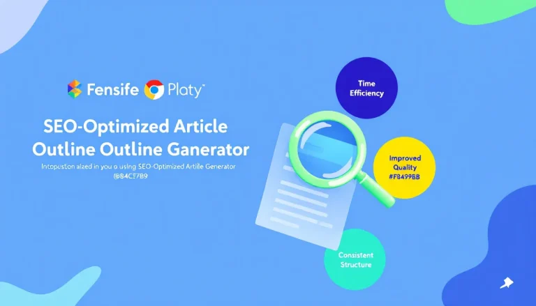 Revolutionize your content creation process with our SEO-Optimized Article Outline Generator - crafting search-engine-friendly structures in seconds.